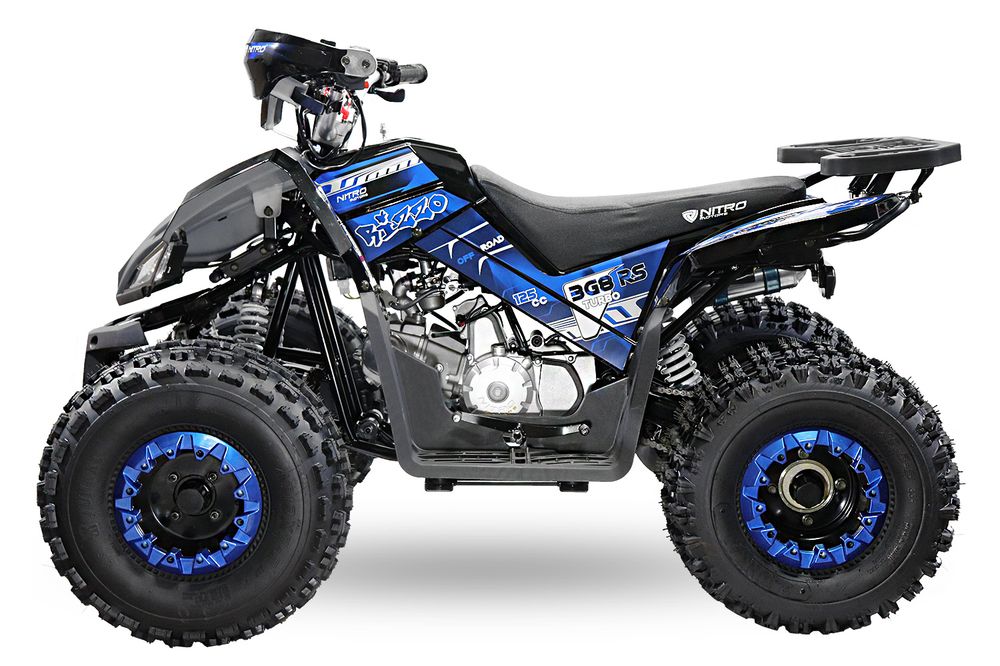 Rizzo 125cc ATV m/revers, LED, digitalt dash og alarm