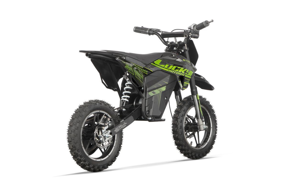 Lucky Fun 1000W el-dirtbike barn 10