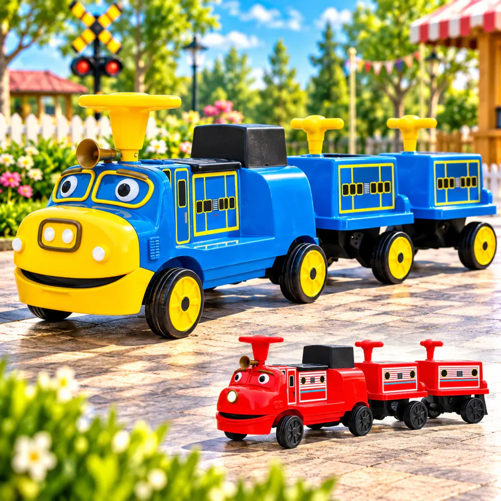 CHUGGINGTON elektrisk tog med 2 vogner – 12V 180W