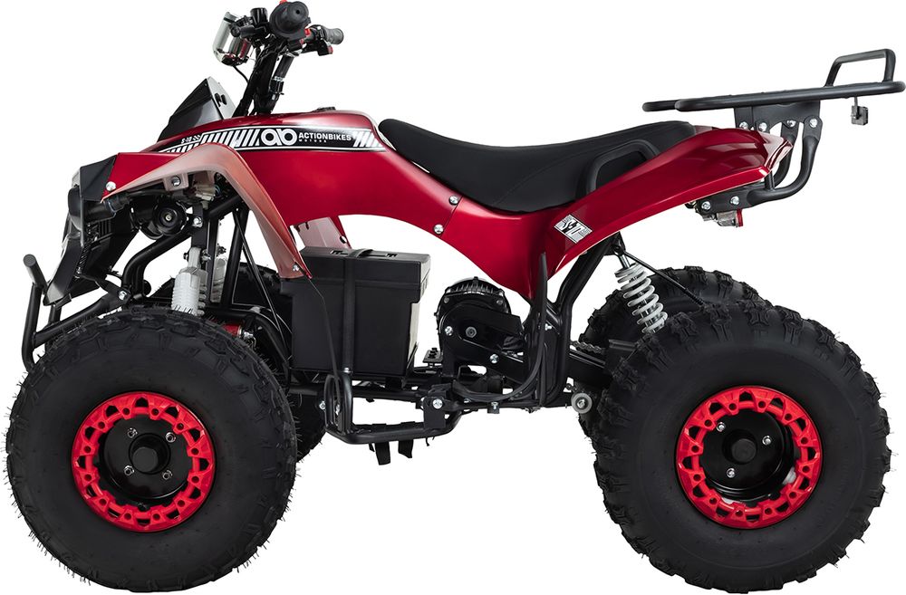 Barnas Quad S-10 Elektrisk 1000W Rød/Metallic