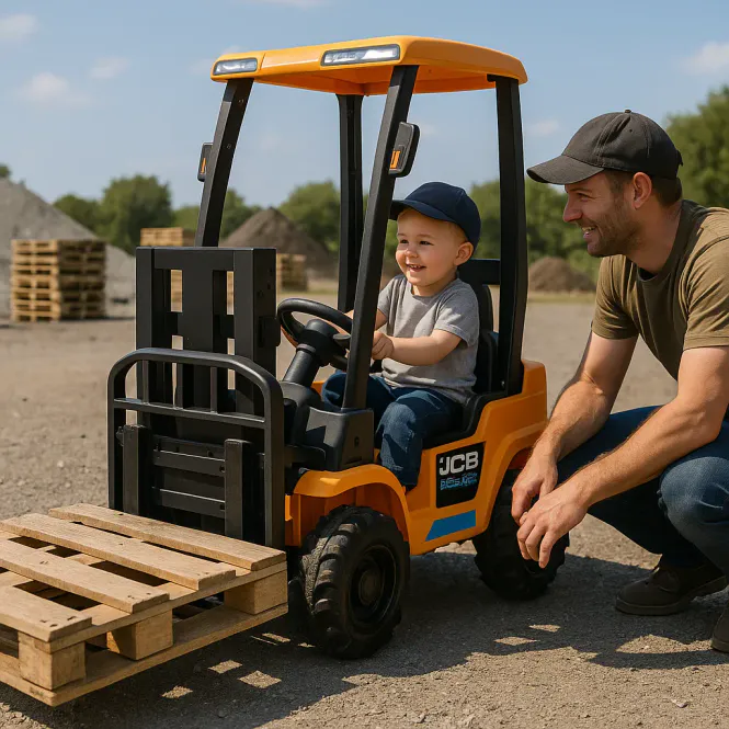 Hovedbilde JCB Forklift 12V eltruck med skinnsete
