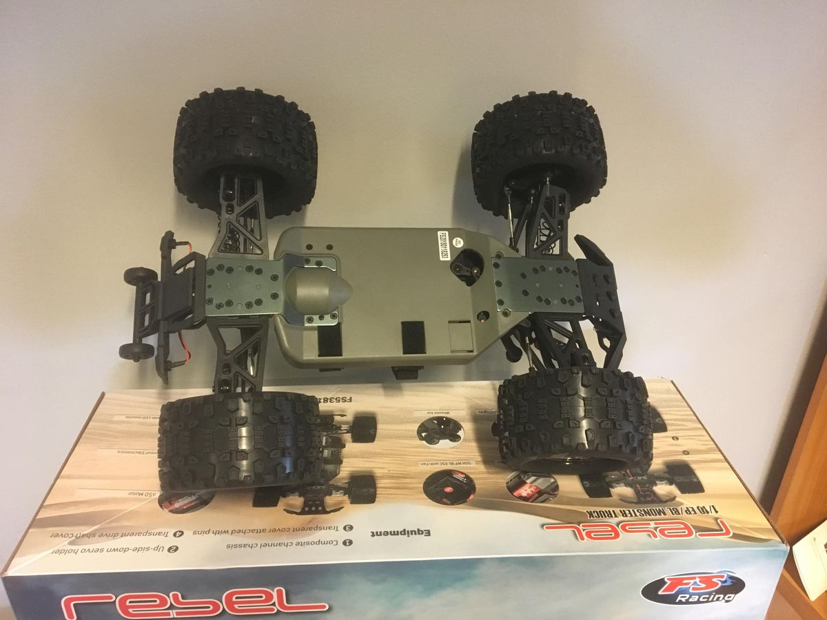 FS Racing Rebel 1/10 Børsteløs Monster Truck RTR