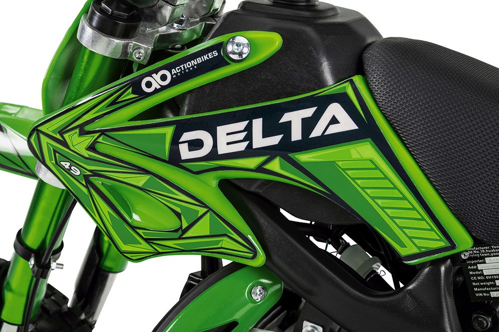 Mini Crossbike Delta 49 cc 2-takt - Grønn