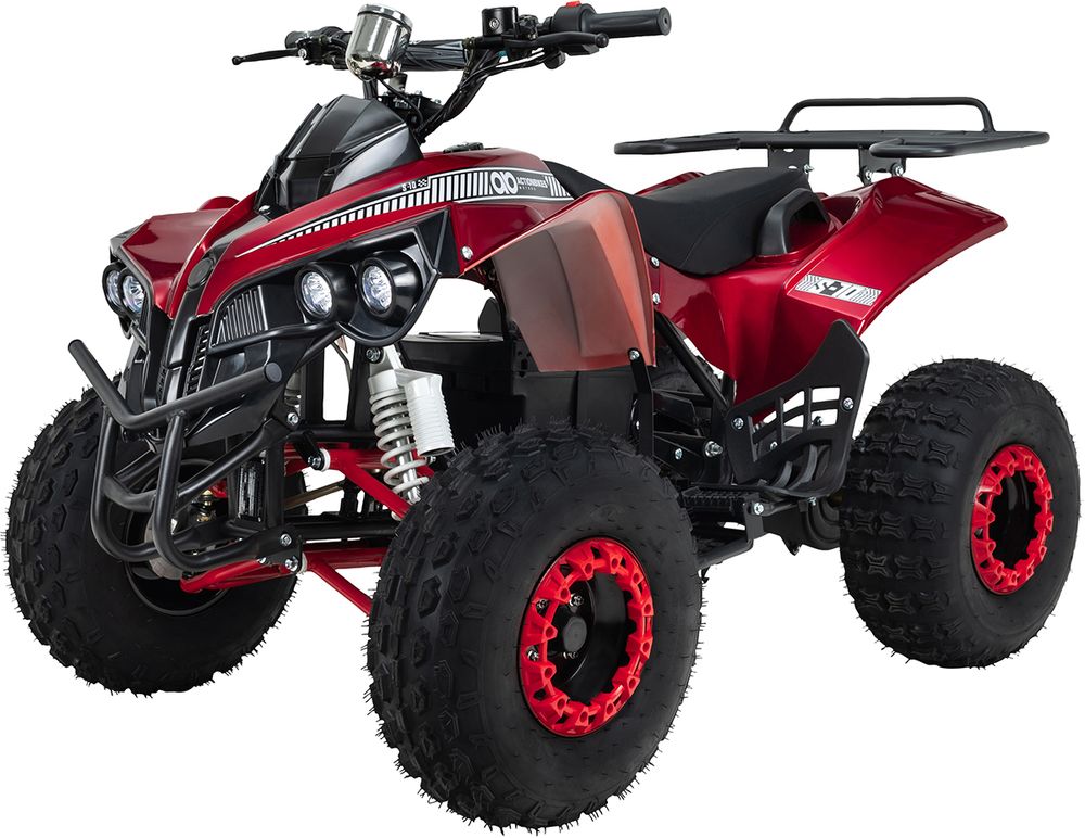 Barnas Quad S-10 Elektrisk 1000W Rød/Metallic