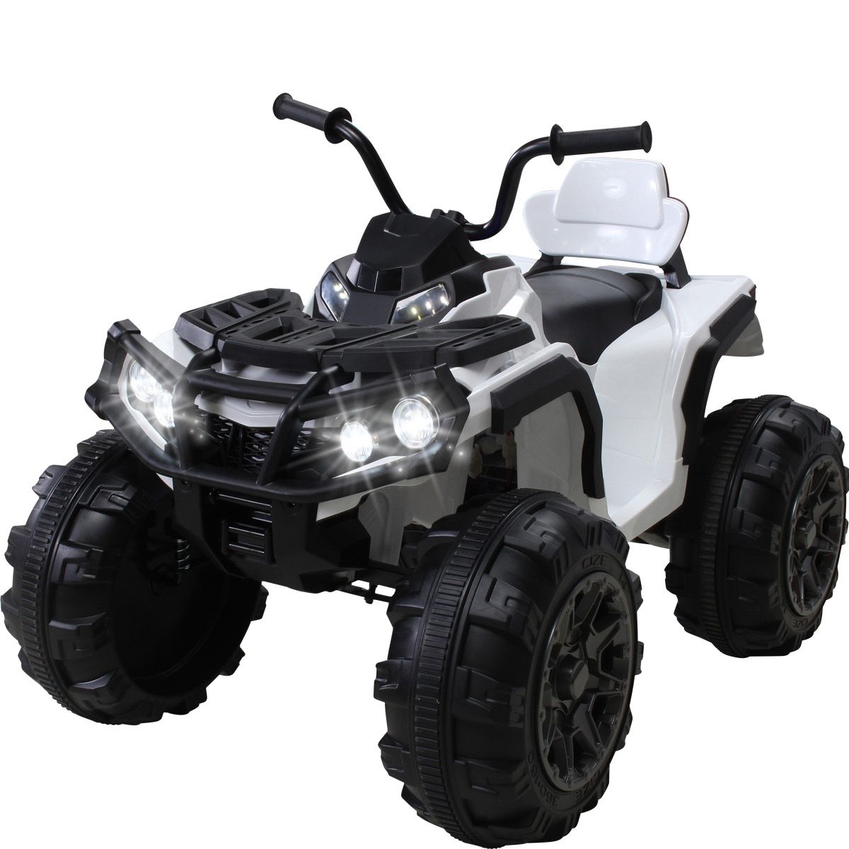 Quad ATV for barn, elbil - rød/hvit