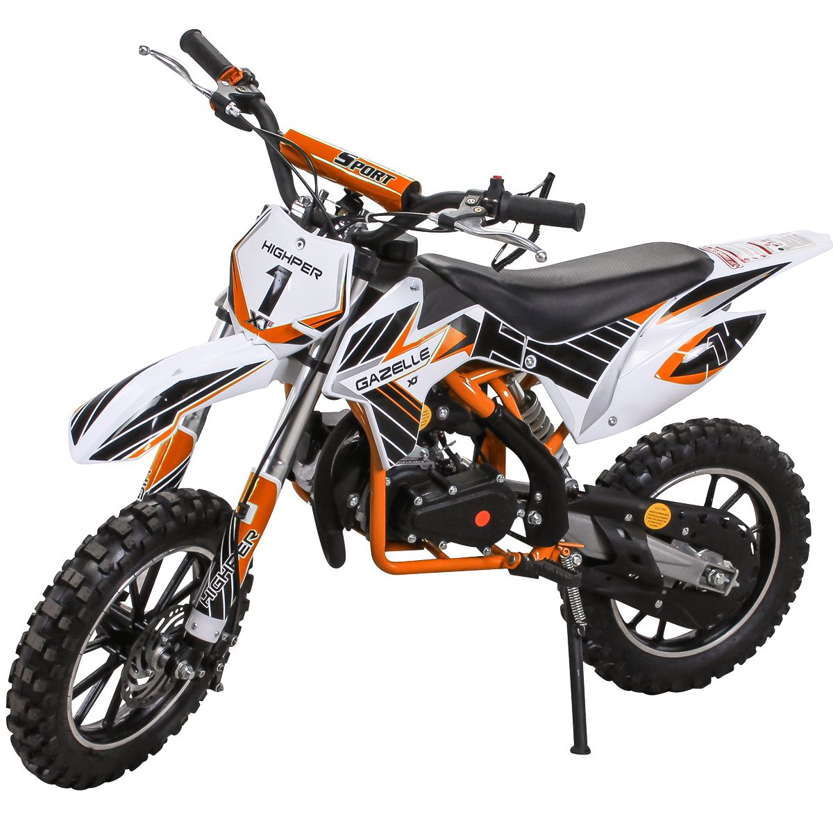 Gazelle - Mini Dirtbike 49cc fargevalg