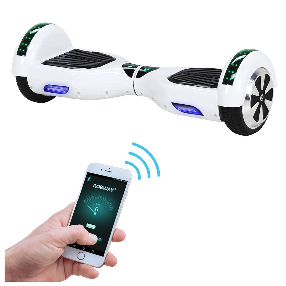 Hoverboard - Robway 700 w - Bluetooth - LED - fargevalg