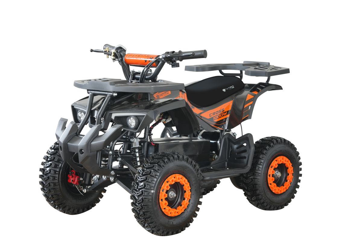 Dusty VX Cross 1000W elquad med snøprofil og lys