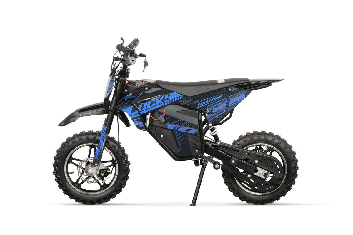 Lucky Fun 1000W el-dirtbike barn 10