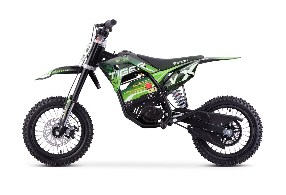 Nitro Tiger VX DLX 1600W 48V barnedirtbike 12
