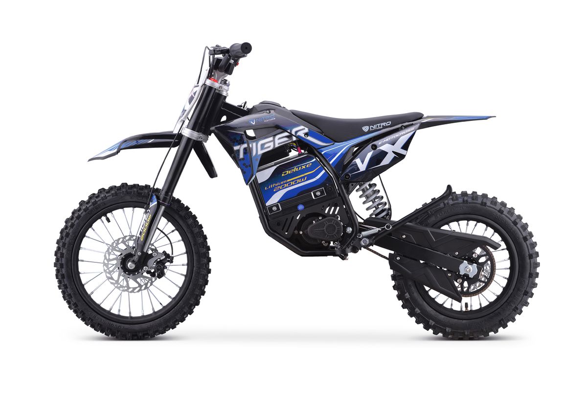 Nitro Tiger VX DLX 2000W 60V Li-Ion barnedirtbike 14