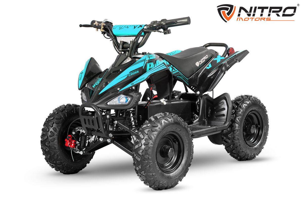 Python Cross 1000W barnequad med LED og nødstopp