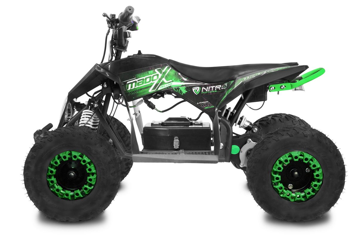 Madox XXL 1300W 48V elquad med li-ion avtagbart batteri