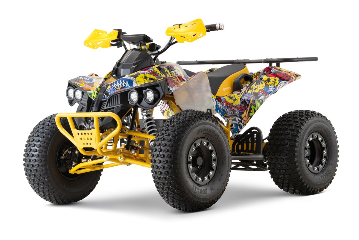 Warrior 1500W graffiti ATV med Keyless og akseldrift