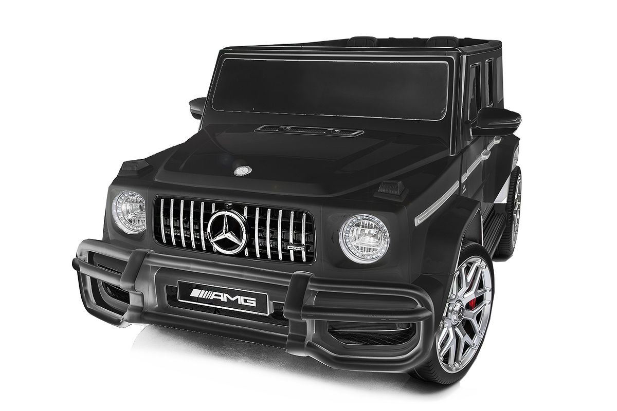 Mercedes G63 AMG barnebil 12V 4x4 med fjernkontroll og 2 seter