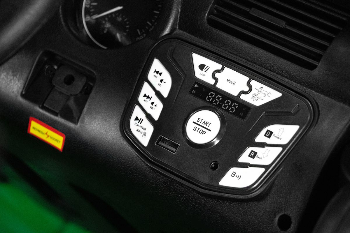 Kidix 4x4 Offroad JP elbil barn 12V toseter med lys