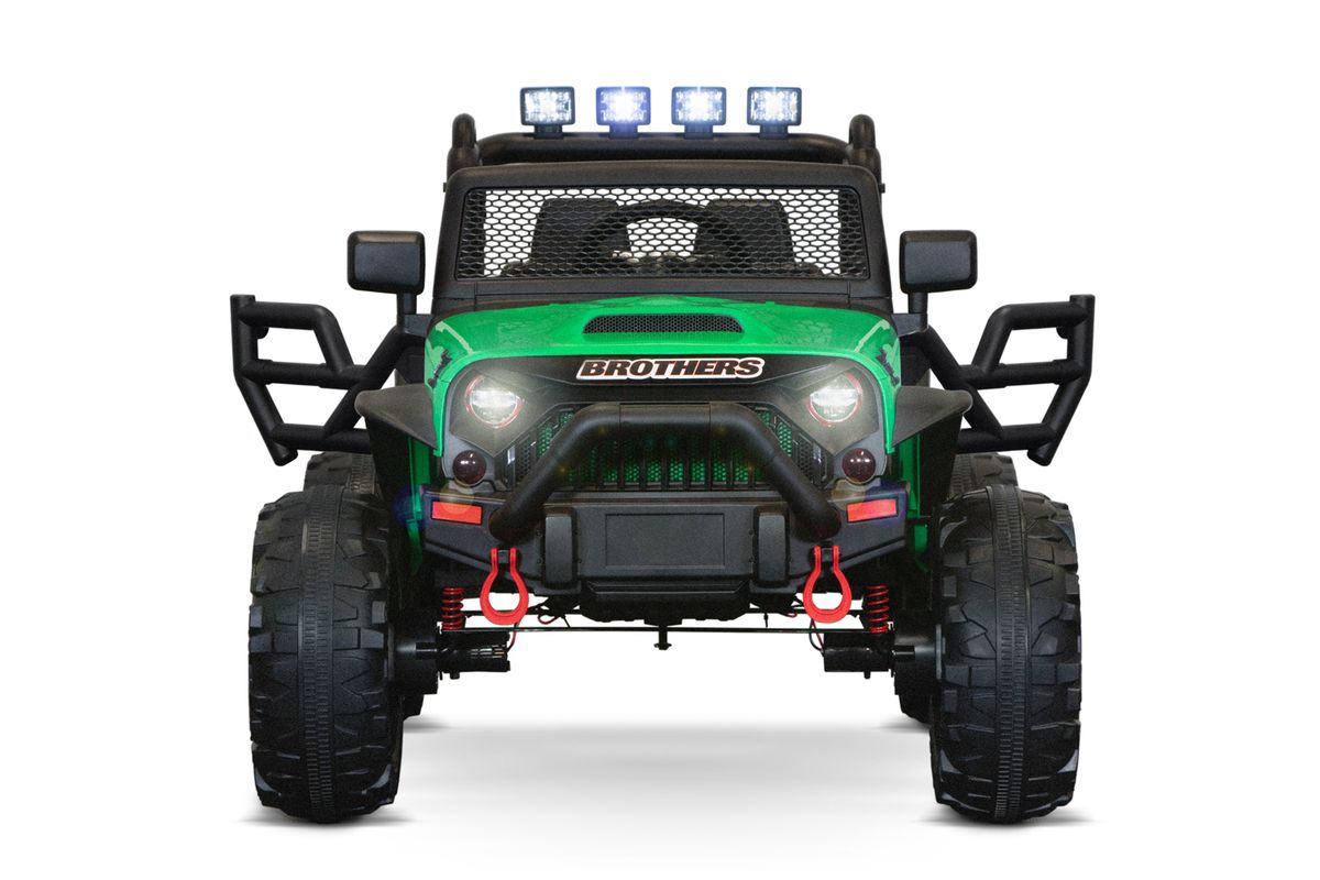 Kidix 4x4 Offroad JP elbil barn 12V toseter med lys