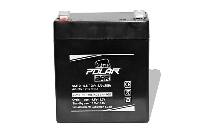 Hovedbilde Polar Bär 12V NM12-4.5 4,5Ah AGM batteri til ...